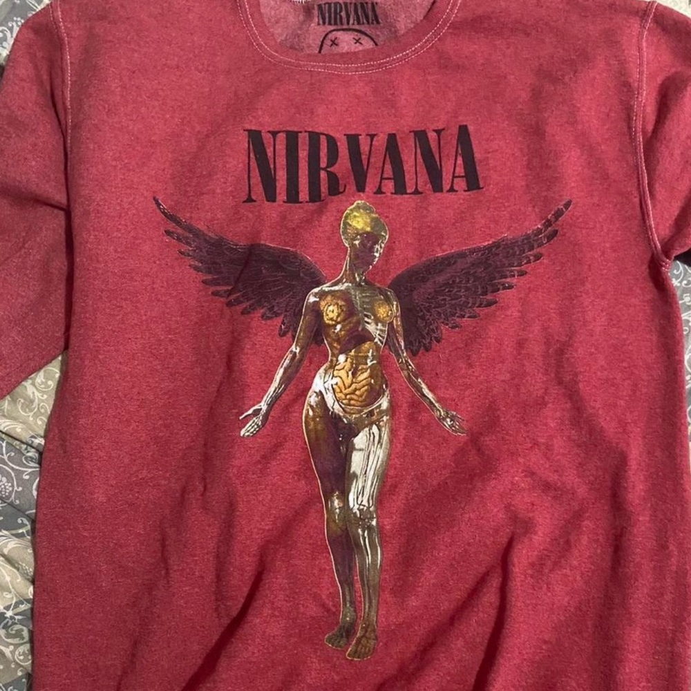 NIRVANA Maroon Angel Graphic Tee
